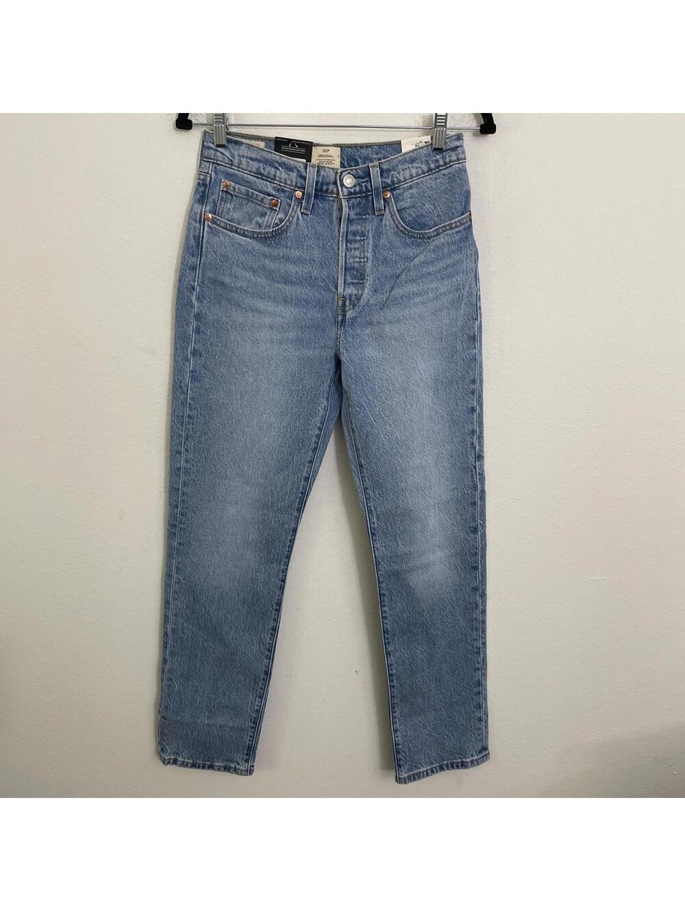 Revolve LEVI'S 501 Straight Jeans Hollow Days blue size 26 X 30 NWT $110 msrp - Picture 6 of 10